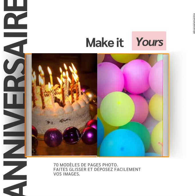 14 Templates Anniversaire 🎉