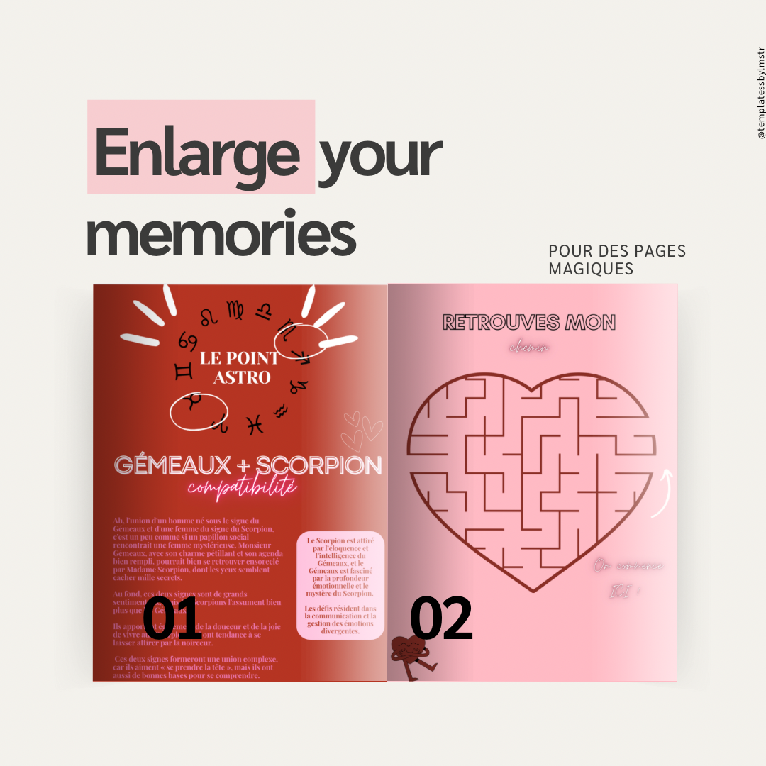 Template magazine couple
