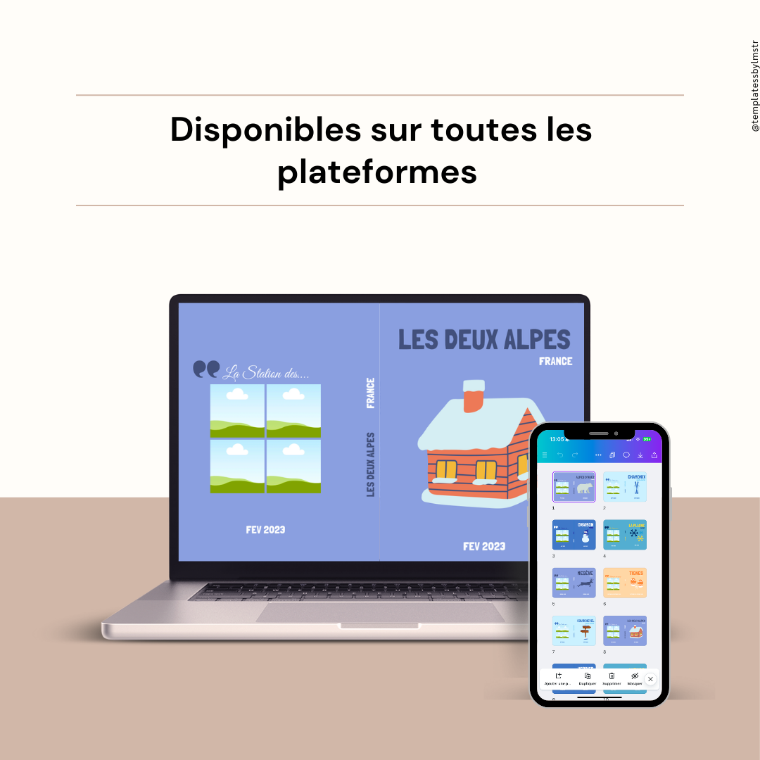11 Templates spécial « Ski »🎿