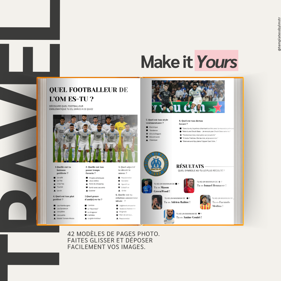 Template magazine papa