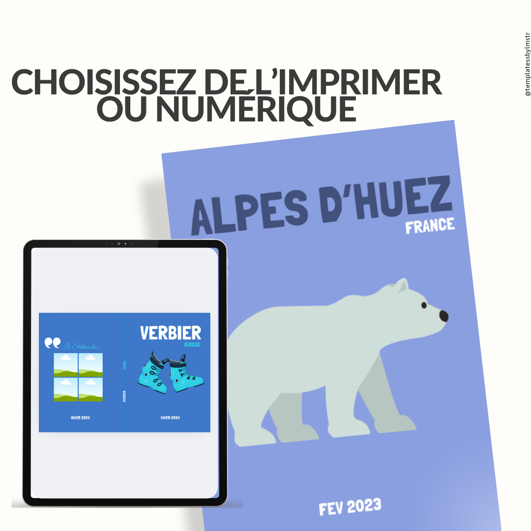 11 Templates spécial « Ski »🎿