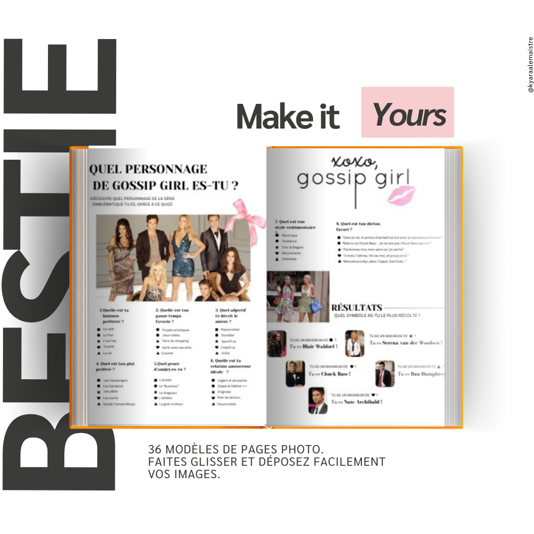 Template Magazine « Bestie »