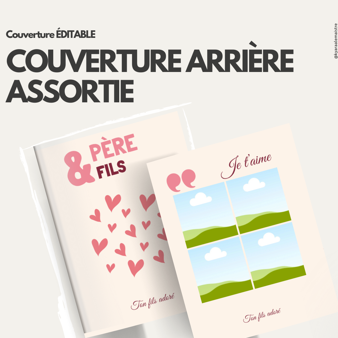 8 Templates « Bonne fête papa » Édition boy