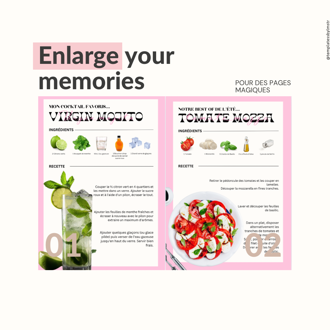 Template magazine mom mag