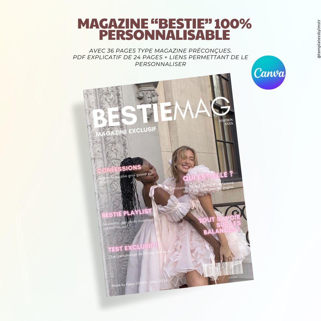 Template Magazine « Bestie »