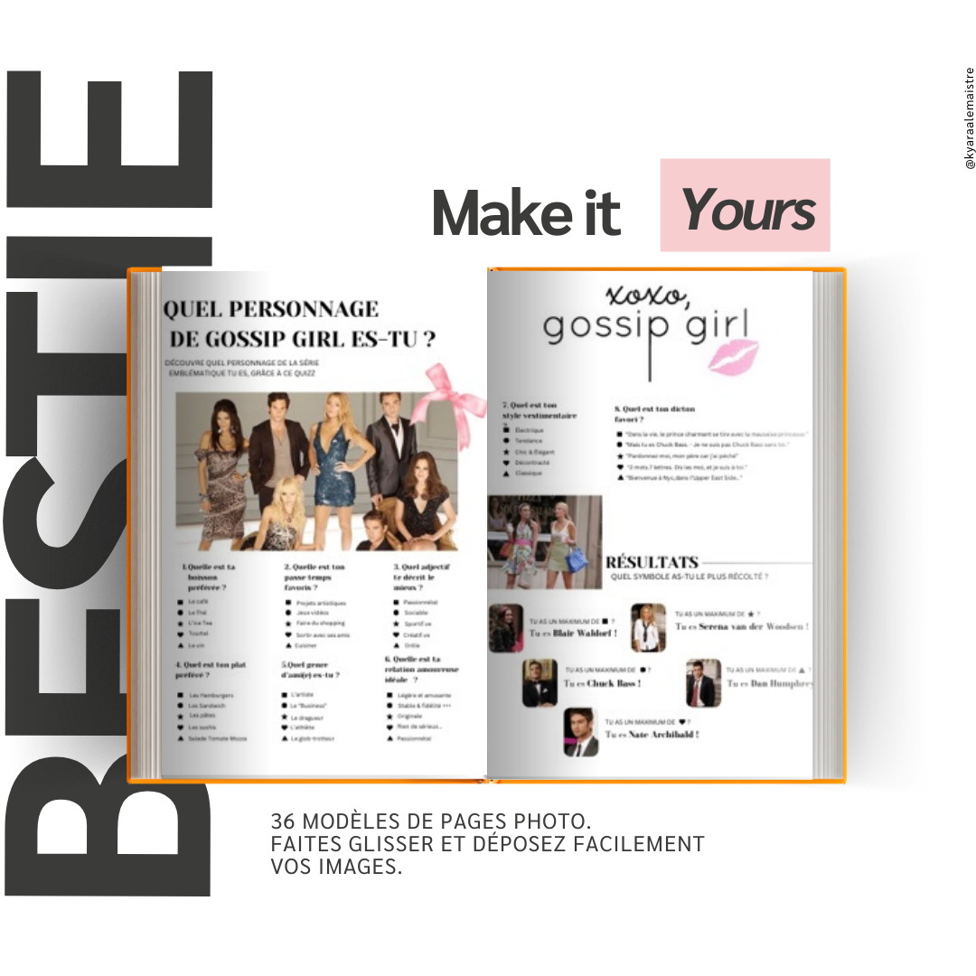 Template Magazine « Bestie »